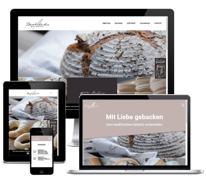 Backstubn in Wald am Schoberpaß - die transparente Bäckerei mit Online-Bestellsystem:  (© screenshot / backstubn.at / shop.backstubn.at)