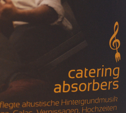 catering absorbers | tolle Hintergrundmusik für Ihre Veranstaltung:  (© e-dvertising . Werbung)