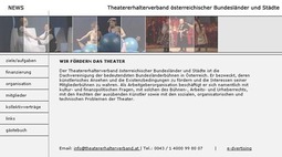 Bis Ende 2008 waren wir für den Webauftritt des Theatererhalteverbandes zuständig.:  (© e-dvertising)