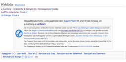 Wikipedia - e-dvertising, verifiziert:  (© wikipedia)